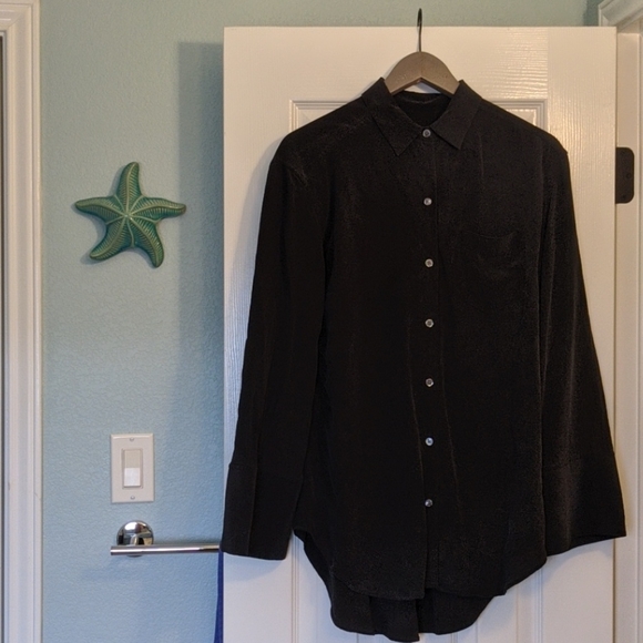 Equipment Femme coco silk button down S - Picture 4 of 5
